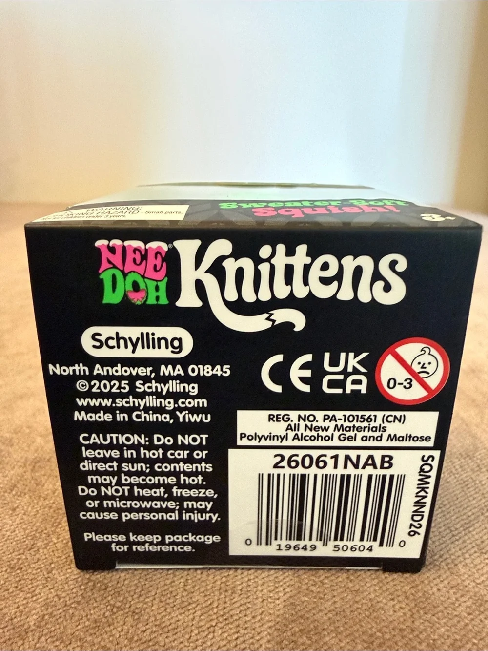 Needoh New Release Knittens Sweater-Soft Squish! - Green